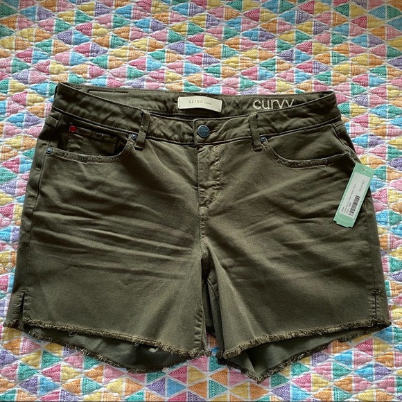 Slink Jeans fray hem shorts - Picture 1 of 3